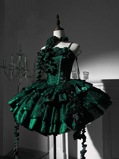 Charming A-Line Halter Neck Ruffled Birthday Dresses Sequins Handmade Flowers Homecoming Dress AP3274