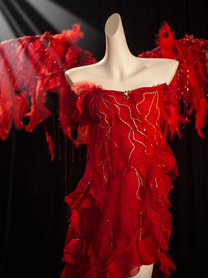 Flattering Strapless Sheath Birthday Gowns Sequins Beading Crystals Homecoming Dress AP3279