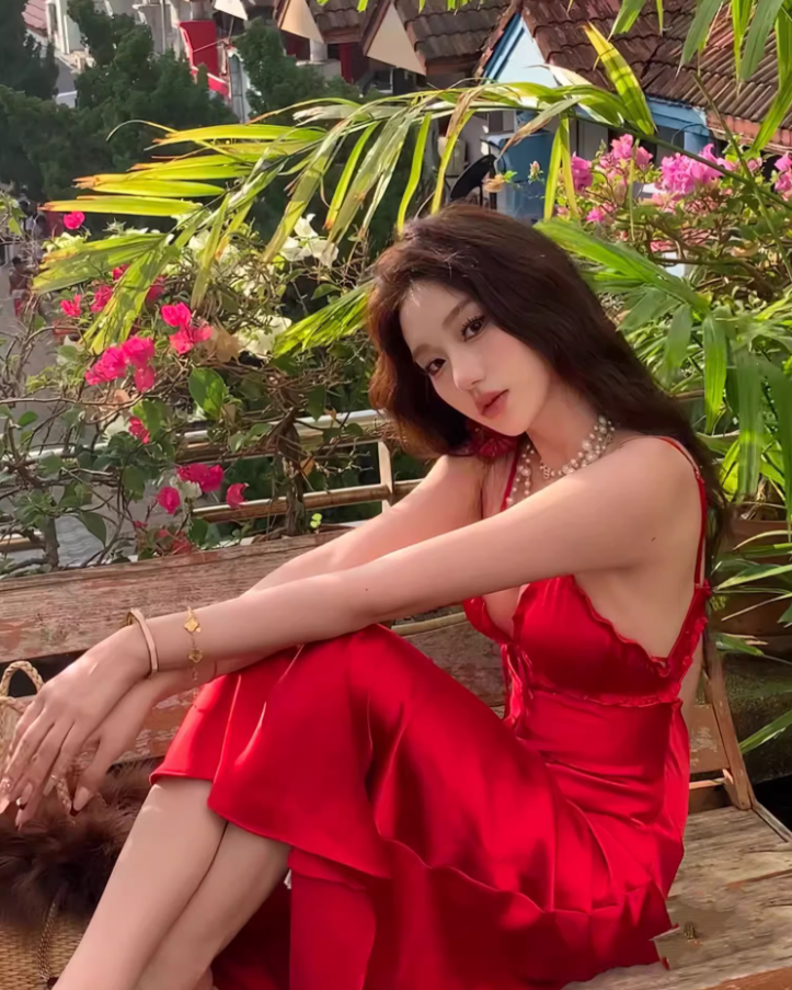 Superb Red Sheath Backless Maxi Dress Alluring Spaghetti Strap Ruffles Trim Soft Fabric Long Dress AP3536