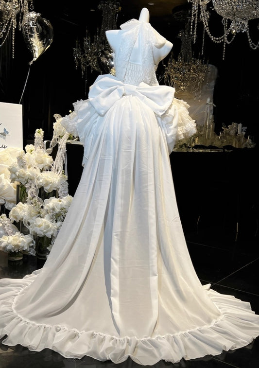 Graceful A-Line Halter Neck Birthday Gowns Jacquard Rhinestone Lace Tulle Tiered Homecoming Dress AP3612