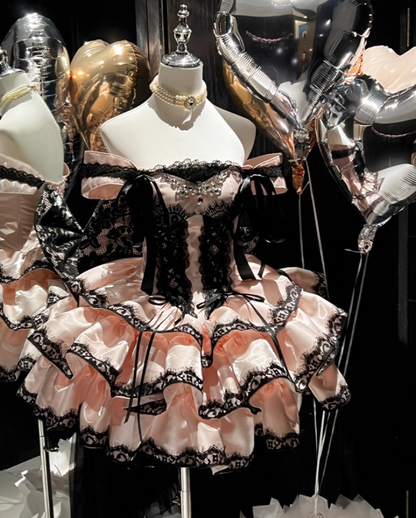 Elegant Off Shoulder A-Line Birthday Gowns Rhinestones Lace Ribbon Homecoming Dress AP3613