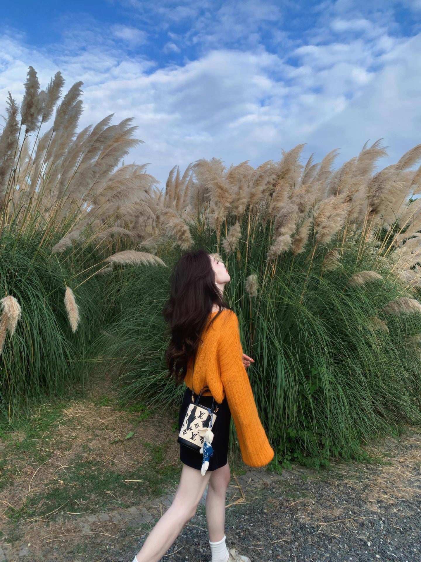 Vibrant Oversized Sweater Bodycon Mini Skirt Vogue Knitted Long Sleeve Jewel Neck Short Dress AP3690