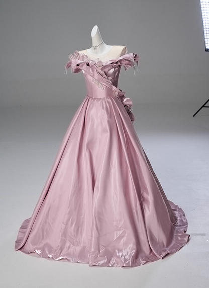 Bling A-Line Illusion Neck Sweet 16 Evening Gowns Beading Sequins Pearls Appliques Prom Dress AP3847