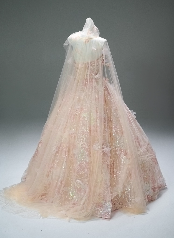 Exquisite A-Line Strapless Sweet 16th Gowns Stylish Sequins Beads Appliques Prom Dress AP3867