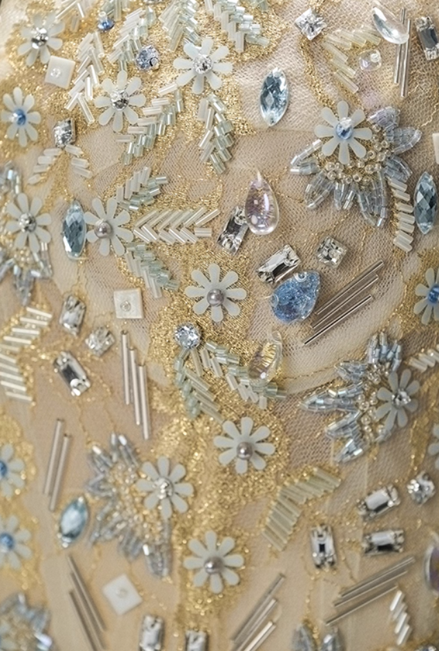 Enchanting A-Line Strapless Sweet 16th Gowns Fantastic Sequins Ruffles Tulle Rhinestones Prom Dress AP3871