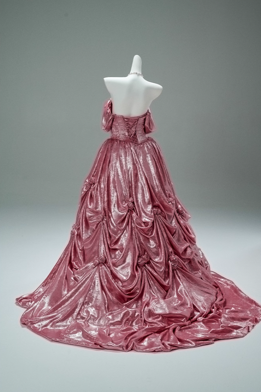 Superb Halter Neck A-Line Sweet 16 Gowns Hottie Handmade Flowers Beading Crystals Prom Dress AP3872