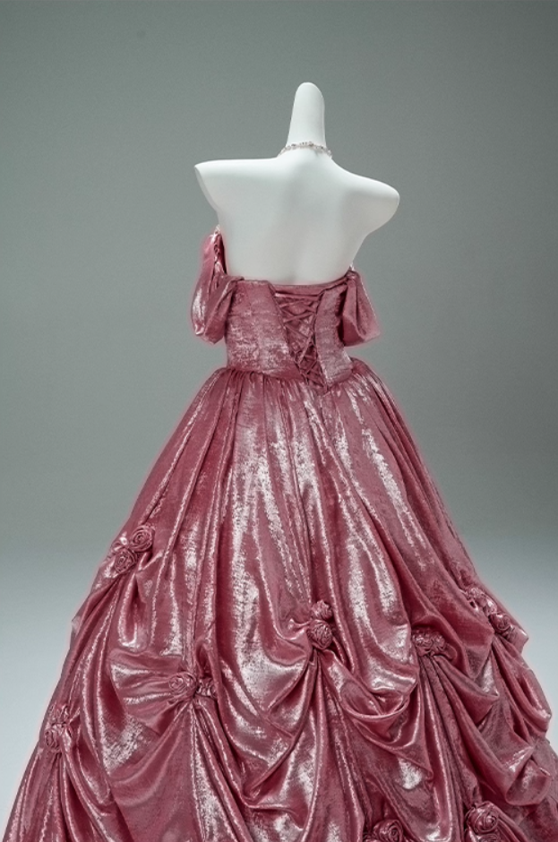 Superb Halter Neck A-Line Sweet 16 Gowns Hottie Handmade Flowers Beading Crystals Prom Dress AP3872