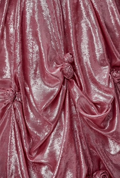 Superb Halter Neck A-Line Sweet 16 Gowns Hottie Handmade Flowers Beading Crystals Prom Dress AP3872