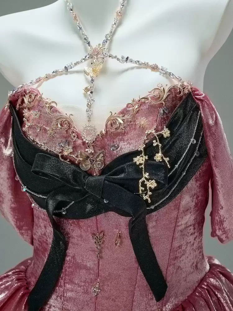 Superb Halter Neck A-Line Sweet 16 Gowns Hottie Handmade Flowers Beading Crystals Prom Dress AP3872