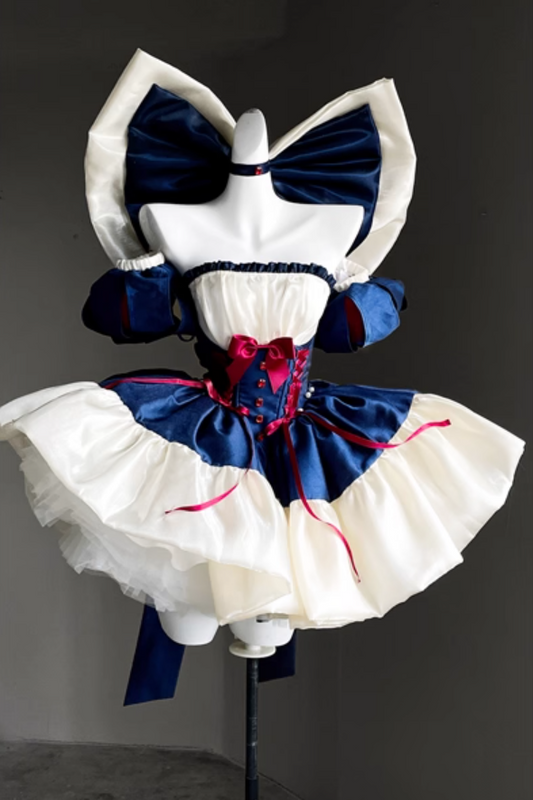 Y2K Style Off-Shoulder A-Line Birthday Gowns Playful Bow Crystals Pearls Homecoming Dress AP3933