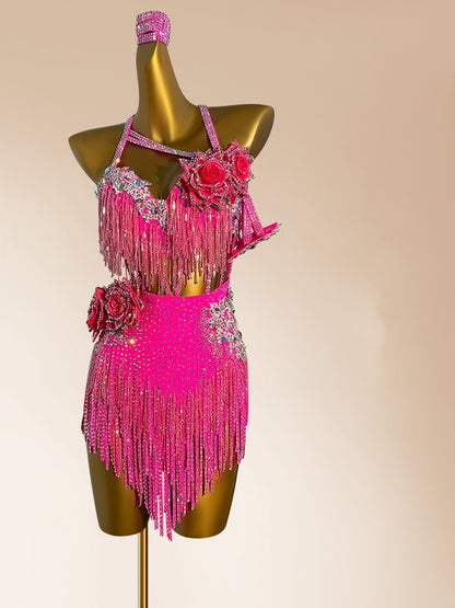 Beautiful Sheath Halter Neck Birthday Dresses Glittering Sequins Crystals Tassel Handmade Flowers Homecoming Dress AP3938