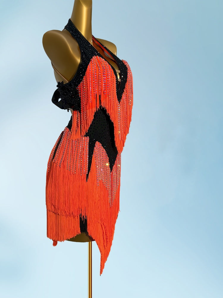 Superb Sheath Halter Neck Birthday Dresses Alluring Sequins Tassel Homecoming Dress AP3940