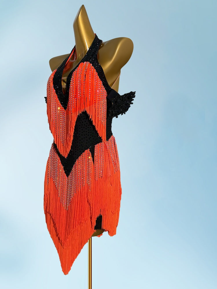 Superb Sheath Halter Neck Birthday Dresses Alluring Sequins Tassel Homecoming Dress AP3940