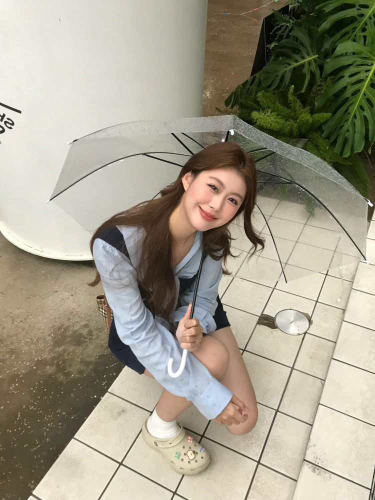 Beautiful Lapel Neck Long Sleeve Mini Skirt Casual A-Line Short Dress AP4010