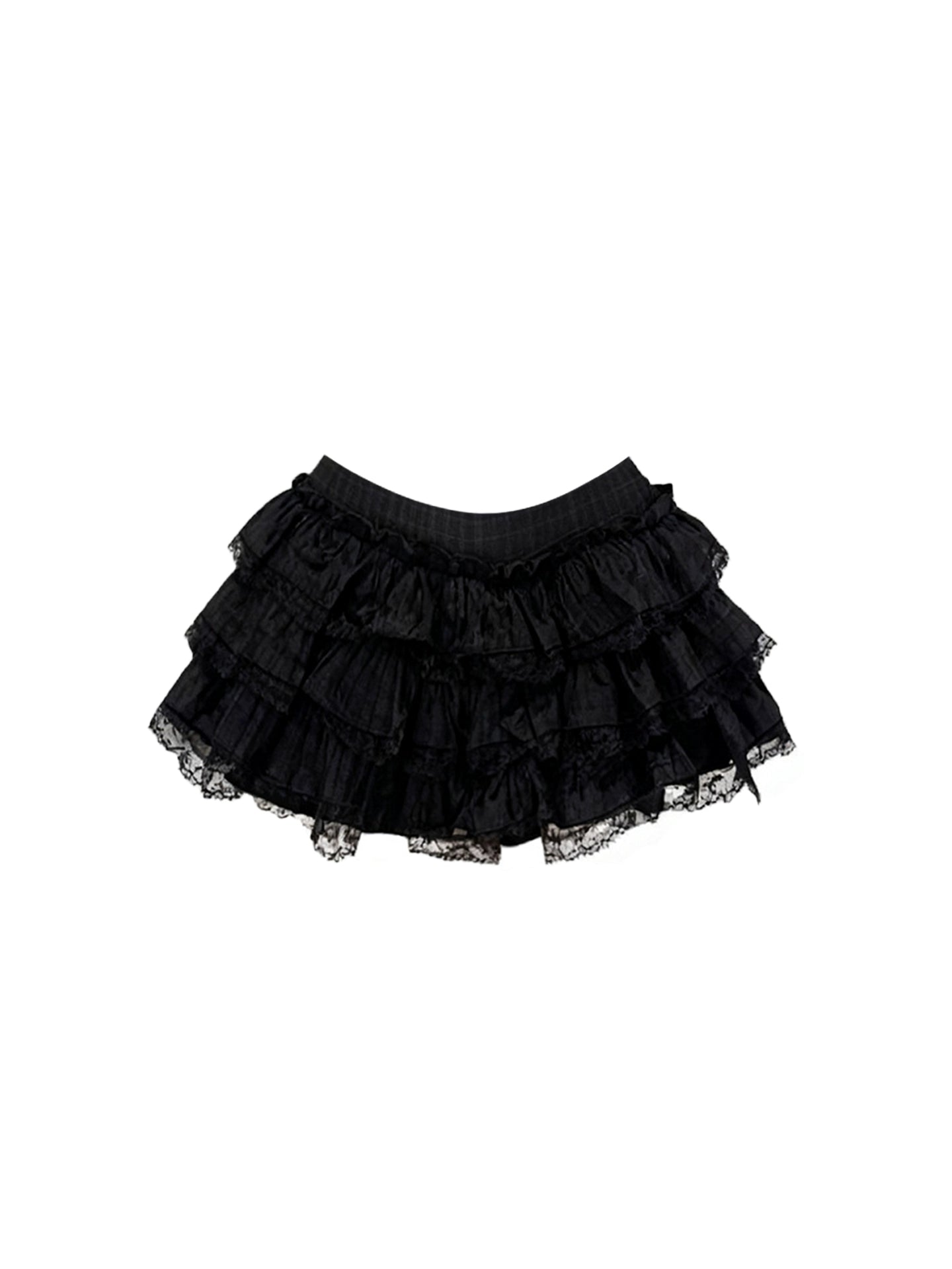 Cute Off-Shoulder Long Sleeve 2-Piece Set Mini Skirt Gothic-Style A-Line Cinched-Waist Bodice Tiered Short Dress AP4095