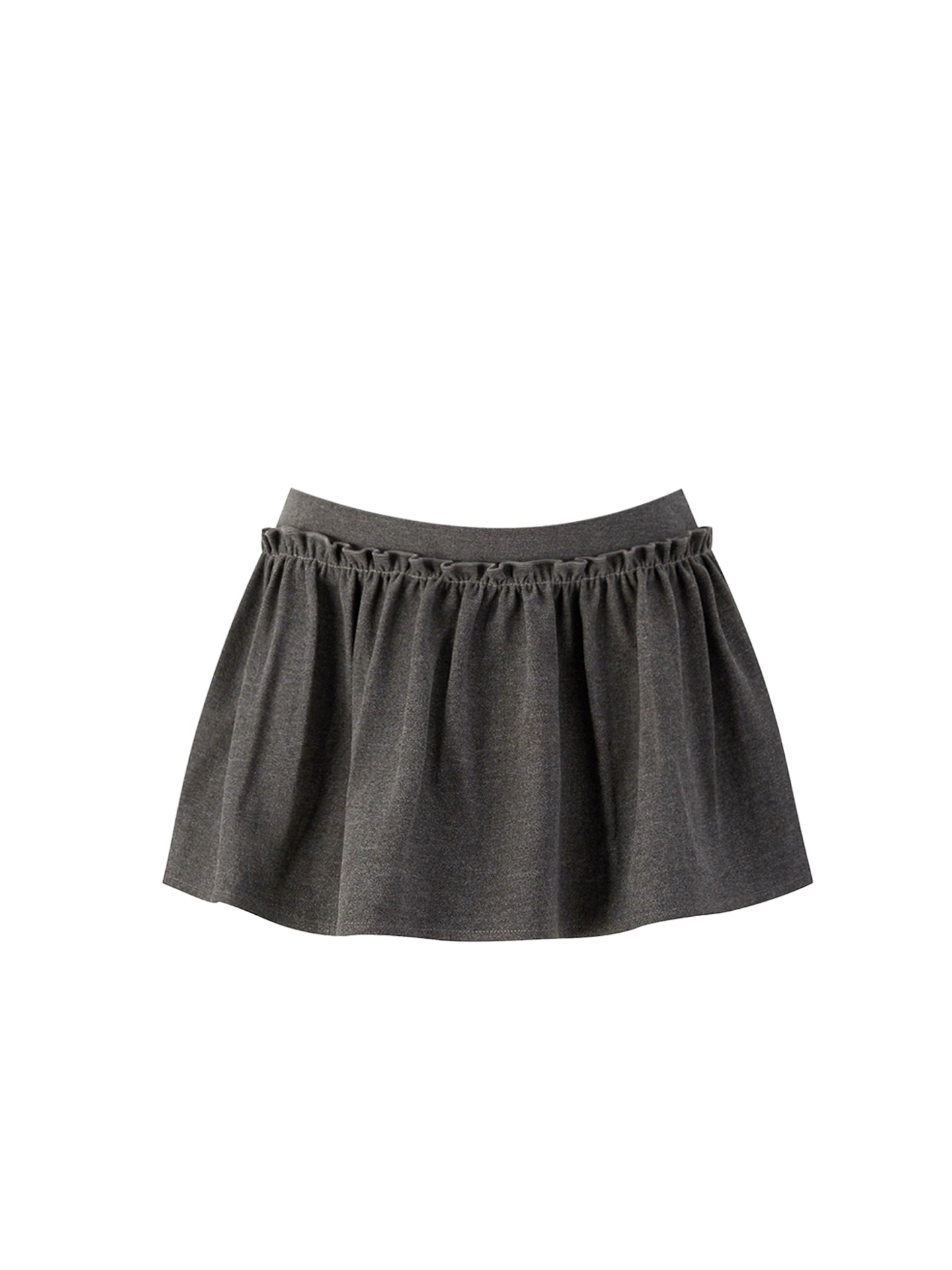 Flattering Long Sleeve 2-Piece Set Lapel Neck  Mini Skirt Everyday Wear Knitted A-Line Ruffles Trim Short Dress AP4120