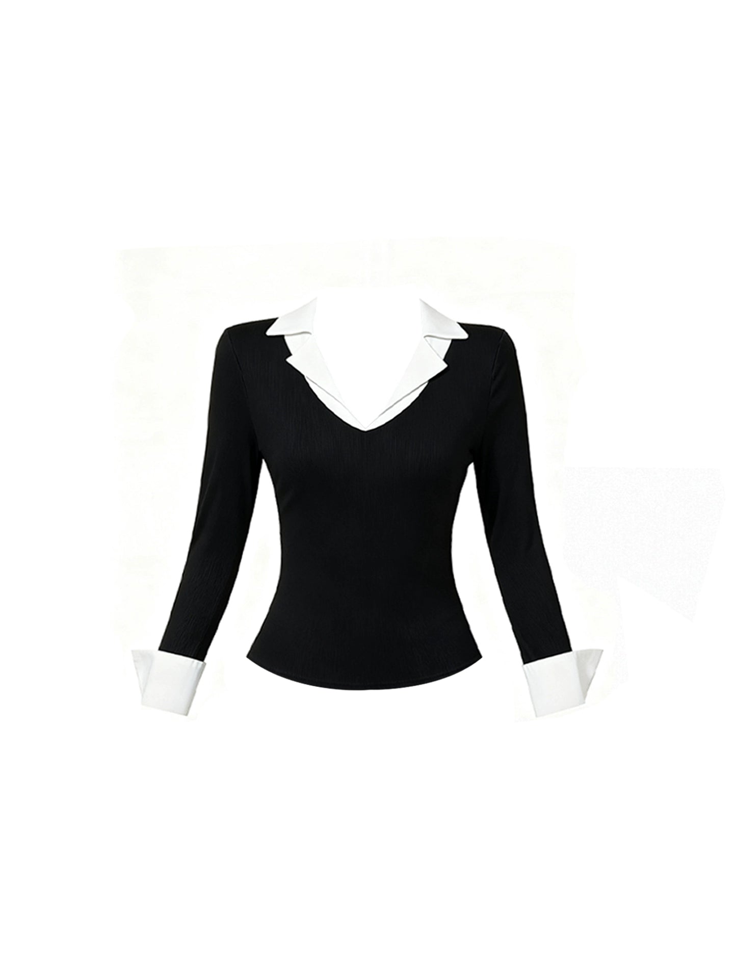 Amazing Long Sleeve 2-Piece Set V Neck Mini Skirt Y2K Style Cinched-Waist Plaid A-Line Short Dress AP4148