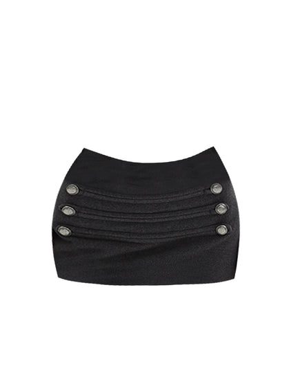 Trendy Knitted Jewel Neck Blouse 2-Piece Set Mini Skirt Retro Long Sleeve Bodycon Short Dress AP4190