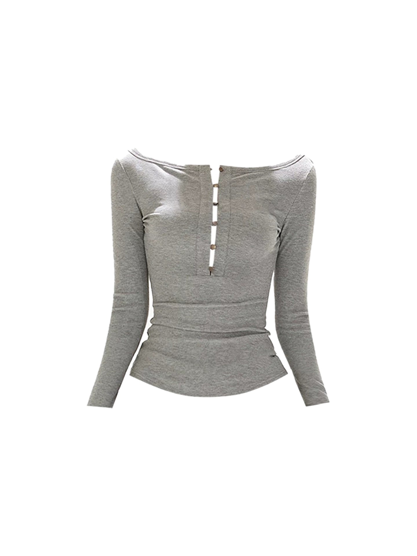 Y2K Sheath 2-Piece Set Boat Neck Slit Midi Dress Casual Long Sleeve Lace Trim Long Dress AP4205