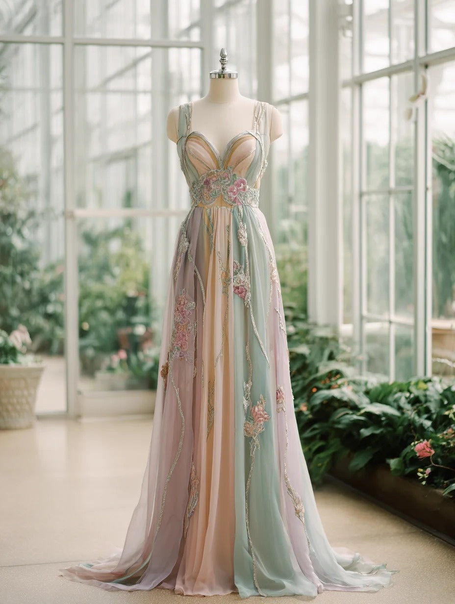 Cute Sheath Spaghetti Strap Evening Dress Appliques Sequins Prom Dress AP4233