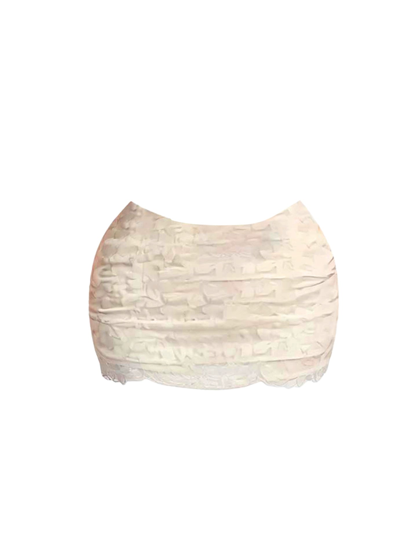 Ethereal V Neck Bodycon 2-Piece Set Mini Skirt Dreamy Ruffles Chiffon Long Sleeve Blouse Lace Trim Short Dress AP4307