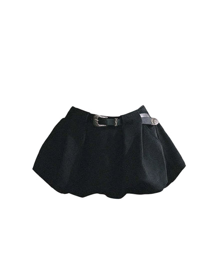 Adorable A-Line 2-Piece Set Mini Skirt Vogue Long Sleeve Bow Accent V Neck Short Dress AP4323