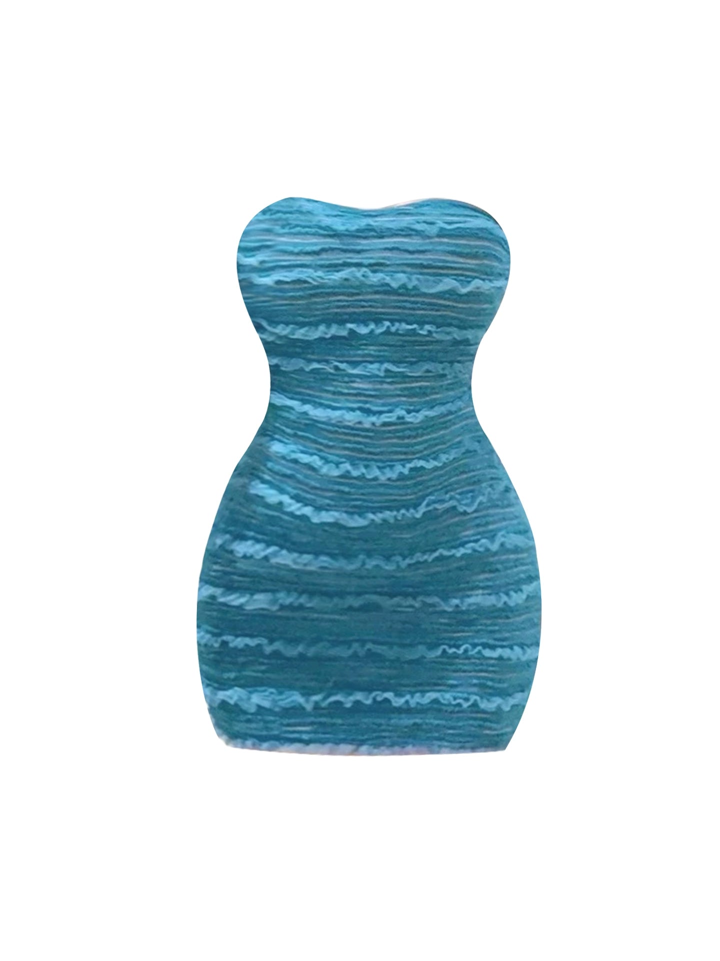 Eye-Catching Strapless Clubwear & Party Night Outfit Mini Skirt Hottie Style Ruffles Trim Sheath Short Dress AP4360