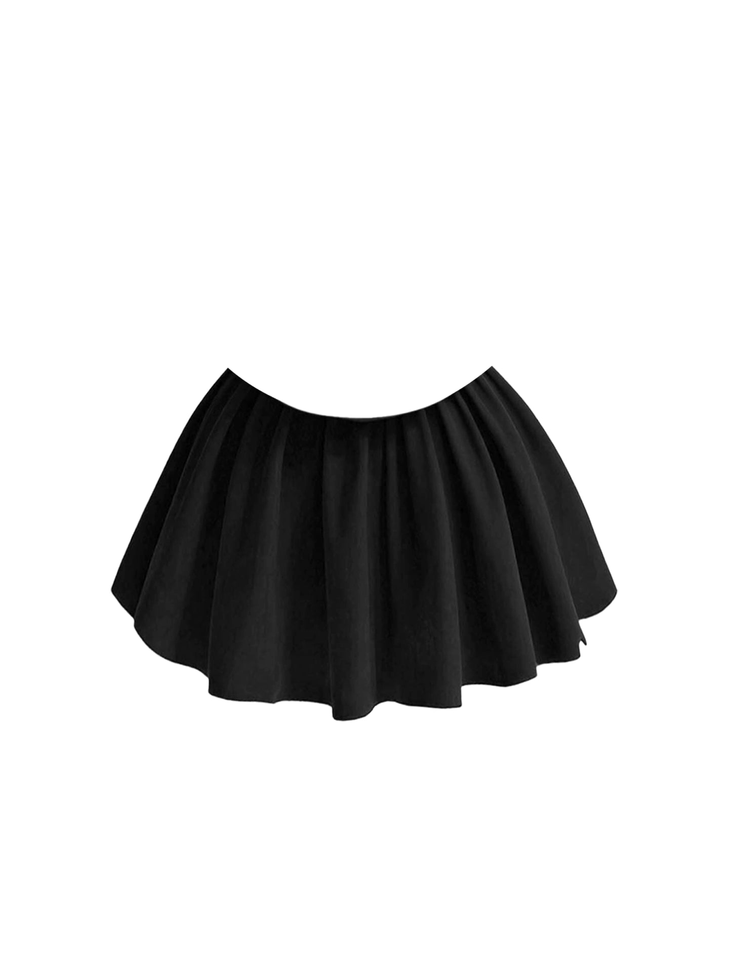 Flattering 2-Piece Set Black Cutout Mini Skirt Chic V-Neck A-Line Party Looks Short Dress AP4400
