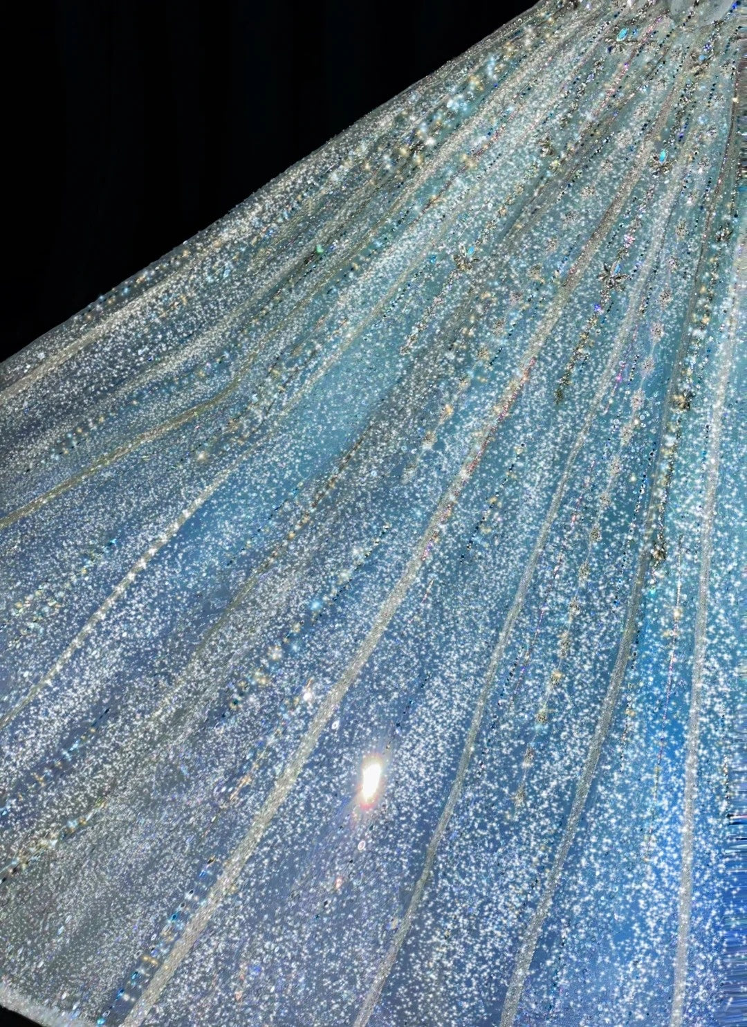 Fairy A-Line Strapless Sweet 16th Evening Dresses Rhinestones Beading Sequins Prom Dress AP4419