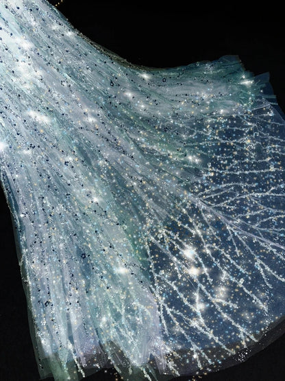 Amazing Illusion Neck Sweet 16th Mermaid Evening Dresses Sequins Rhinestones Bow Prom Dress AP4427