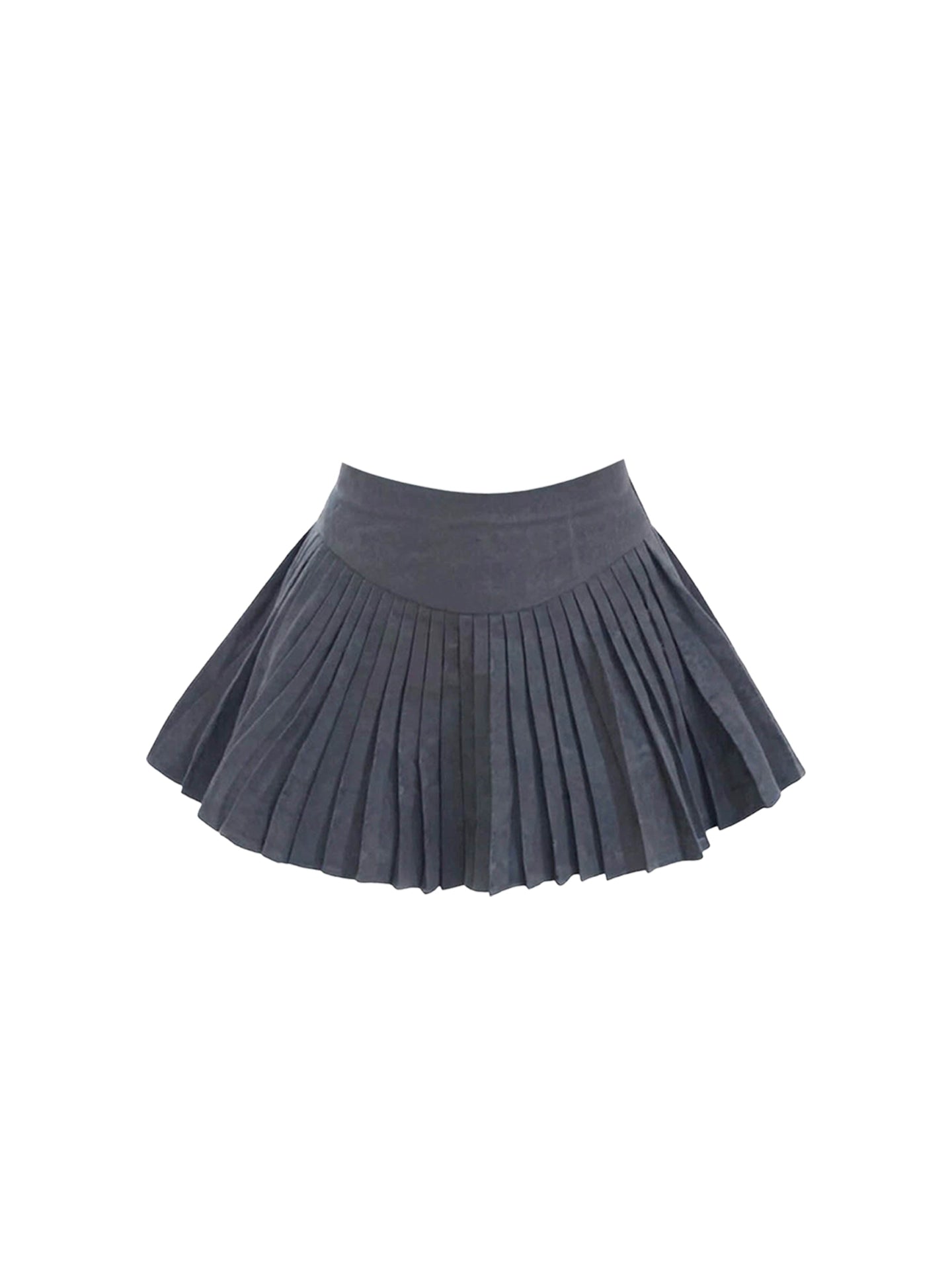 Glam A-Line 2-Piece Set Ruffles Trim Mini Skirt Everyday Wear Lapel Neck Long Sleeve Pressed Pleated Short Dress AP4453