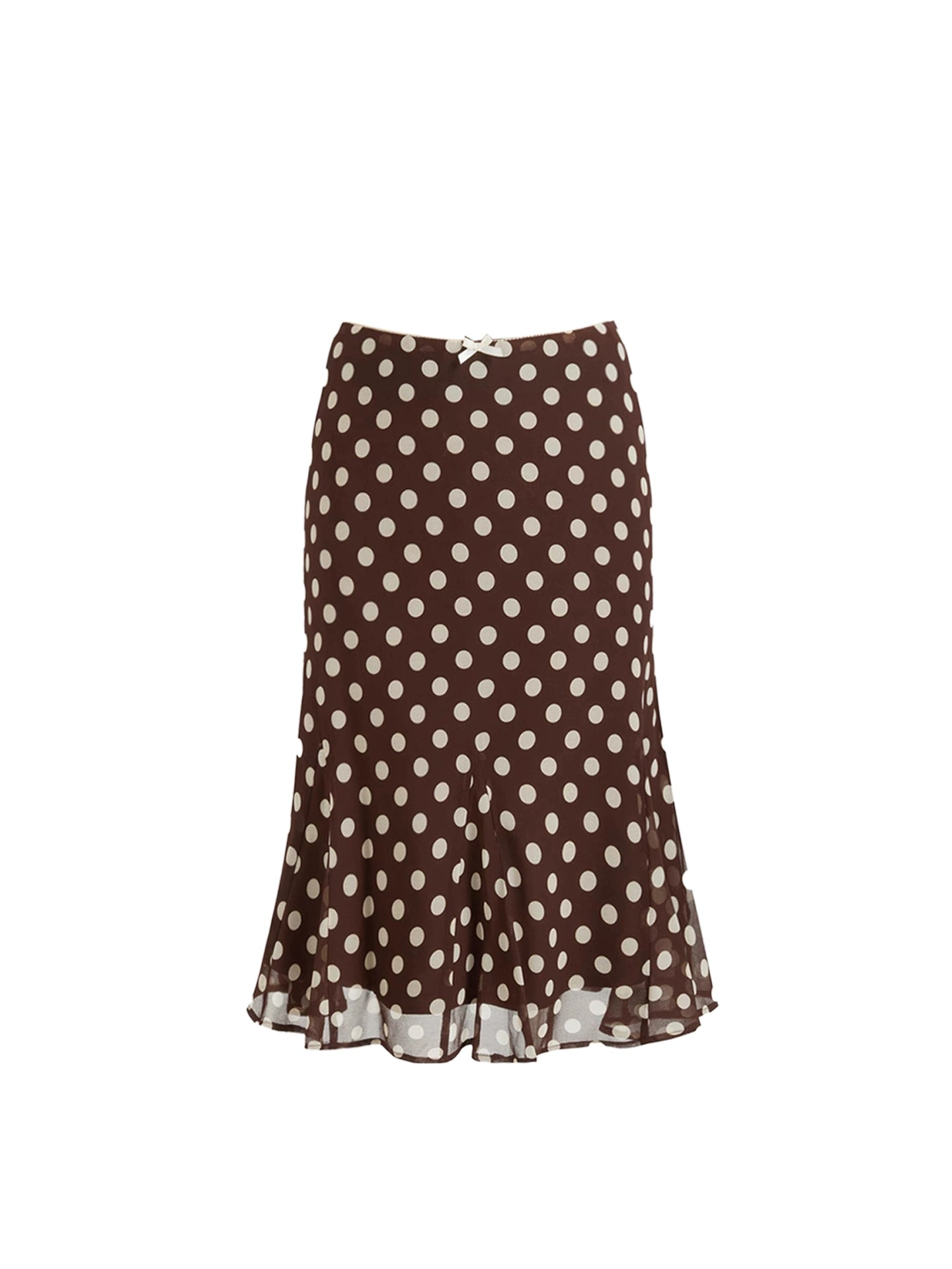 Pretty Strapless 2-Piece Set Knitted Midi Dress Hottie Seaside Photoshoot Sheath Flowy Polka Dots Long Dress AP4483