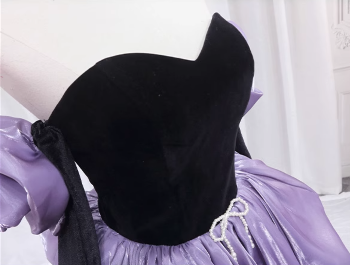 Unique Off-Shoulder A-Line Evening Gowns Beading Bow Long Sleeve Handmade Flowers Prom Dress AP4607