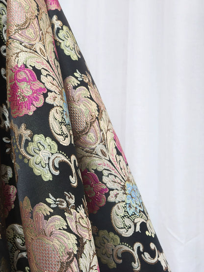 Boho-Inspired A-Line Spaghetti Strap Sweet 16th Evening Dresses Floral Jacquard Prom Dress AP4637