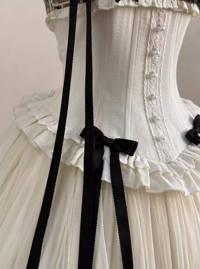 Fairy A-Line Spaghetti Strap Sweet 16th Evening Dresses Bows Tulle Prom Dress AP4776