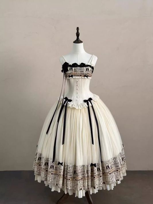 Fairy A-Line Spaghetti Strap Sweet 16th Evening Dresses Bows Tulle Prom Dress AP4776