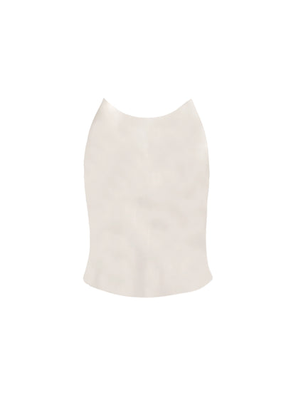 Classical Square Neck Top Fitted Sheath Mini Skirt Stylish Neutral 2-Piece Set Ribbed Short Sleeves Short Dress AP4804