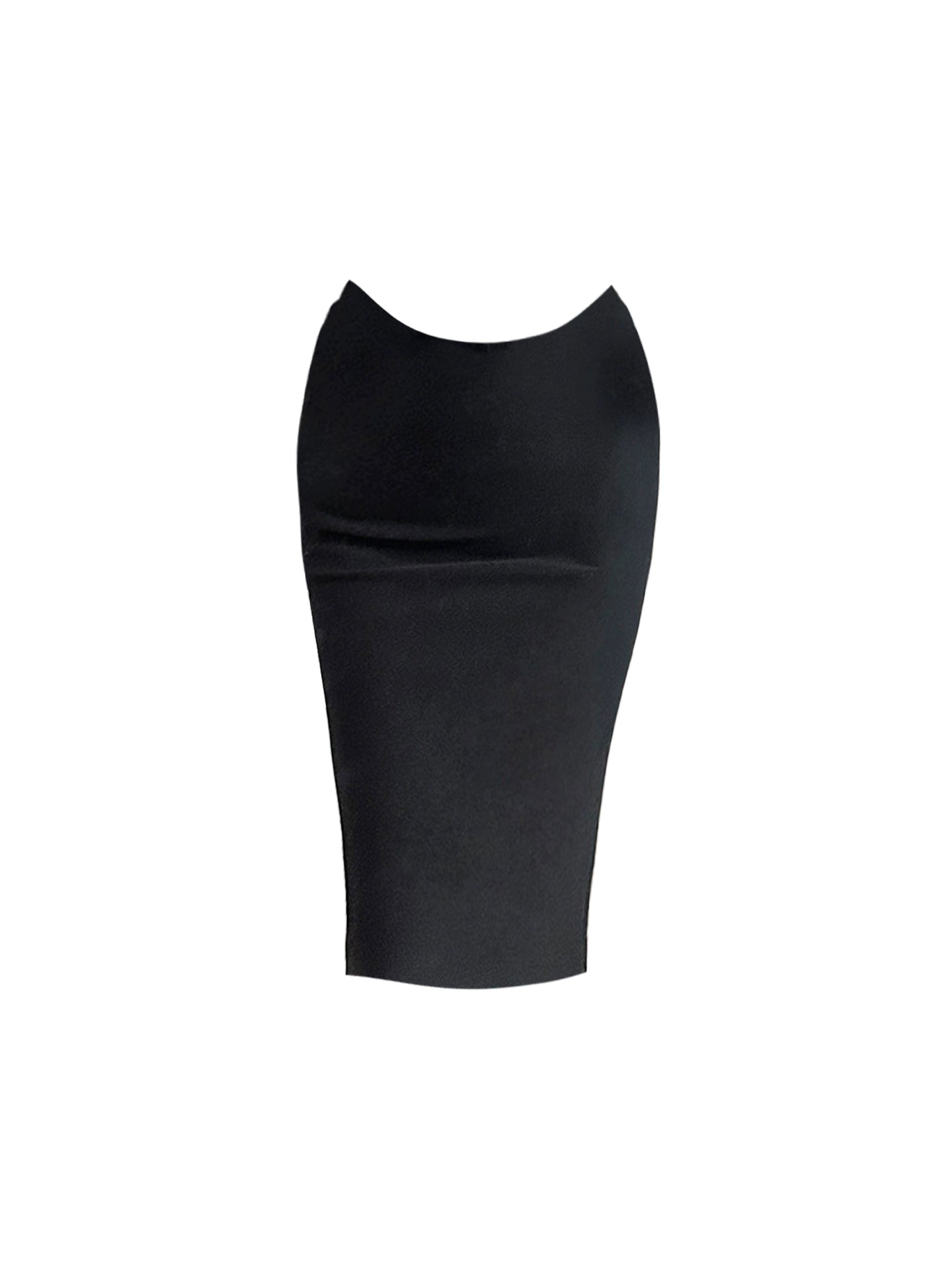 Classical Spaghetti Straps Fitted Pencil Midi Dress Alluring Black 2-Piece Set Lace Sheath Long Dress AP4877