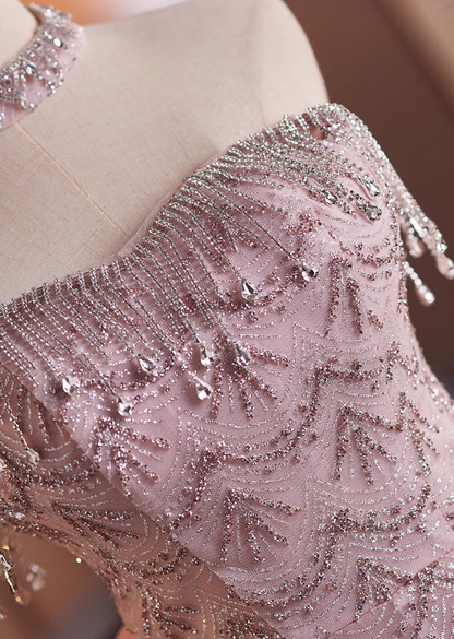 Bling A-Line Strapless Birthday Dresses Beading Tassel Sequins Homecoming Dress AP4905