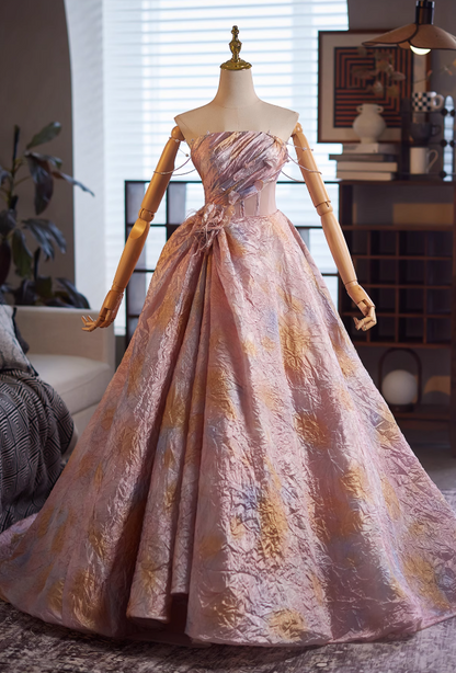 Modern Off-Shoulder A-Line Sweet 16th Dresses Petals Handmade Flowers Beading Prom Dress AP4993