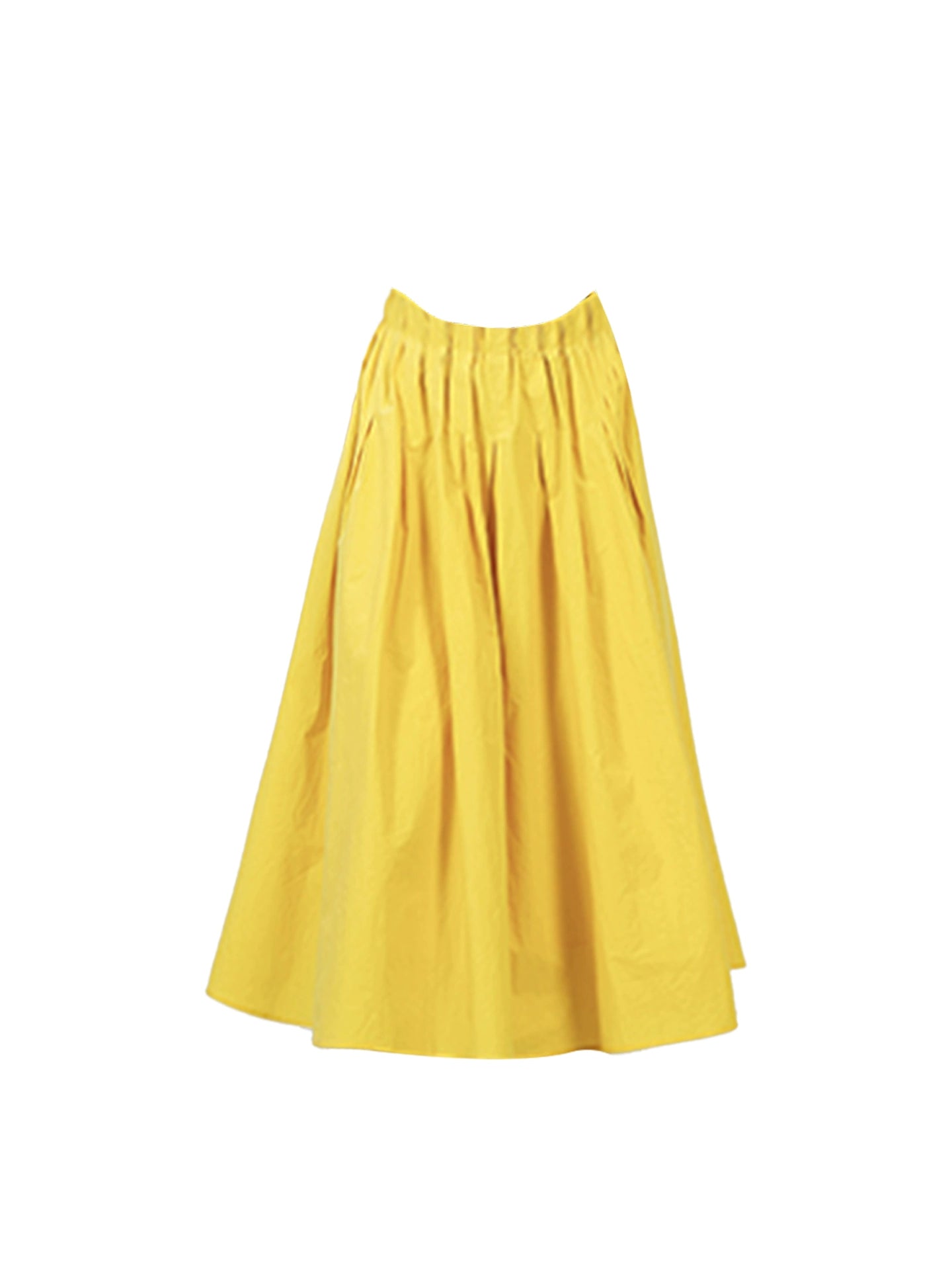 New Tendency A-Line Short Sleeve 2-Piece Set Maxi Skirt Sweet Royal Blue Chest Cutout Square Neck Top Yellow Pleated Long Dress AP5002