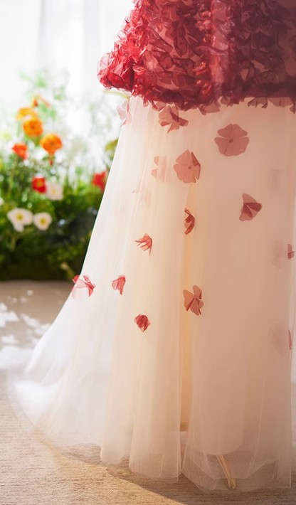 Hot Girls Halter Neck A-Line Backless Sweet 16 Gowns Layered Tulle Appliques Beads Prom Dress AP5069