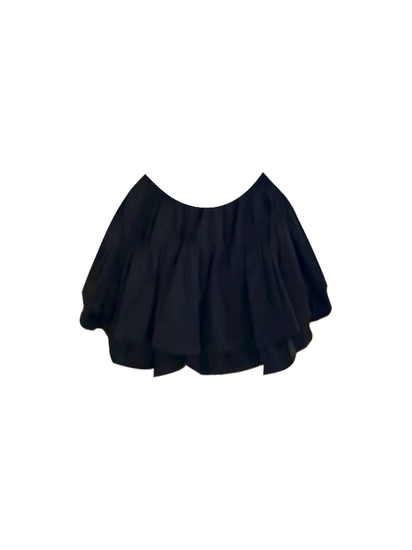 Everyday Wear Corset Top Ruffled A-Line Mini Skirt Chic Black Off-Shoulder Spaghetti Strap Two-Piece Short Dress AP5245