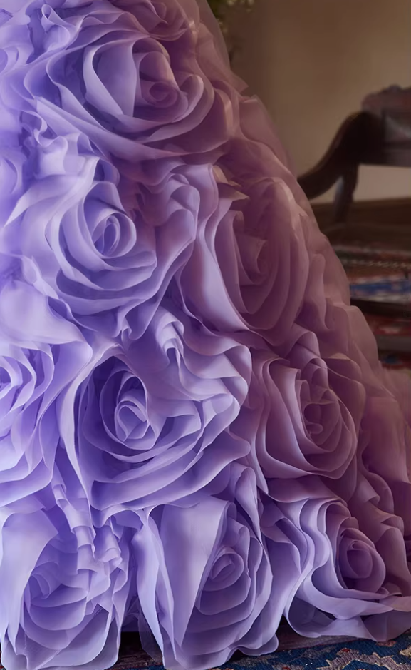 Fitted A-Line Strapless Pleated Sweet 16th Dresses Handmade Flowers Prom Dress AP5388