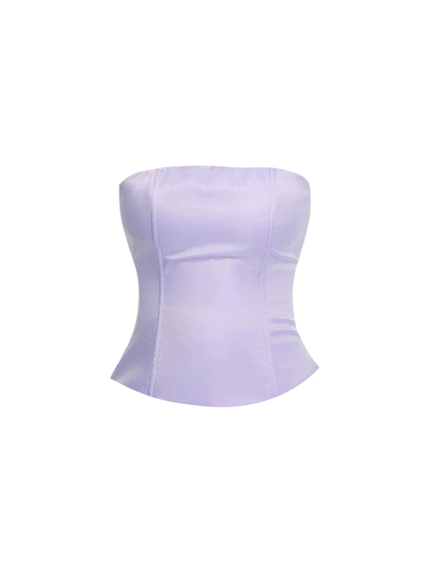 Flattering Satin Corset Top Bodycon Mini Skirt Charming Strapless 3D Petal-Textured 2-Piece Short Dress AP5550