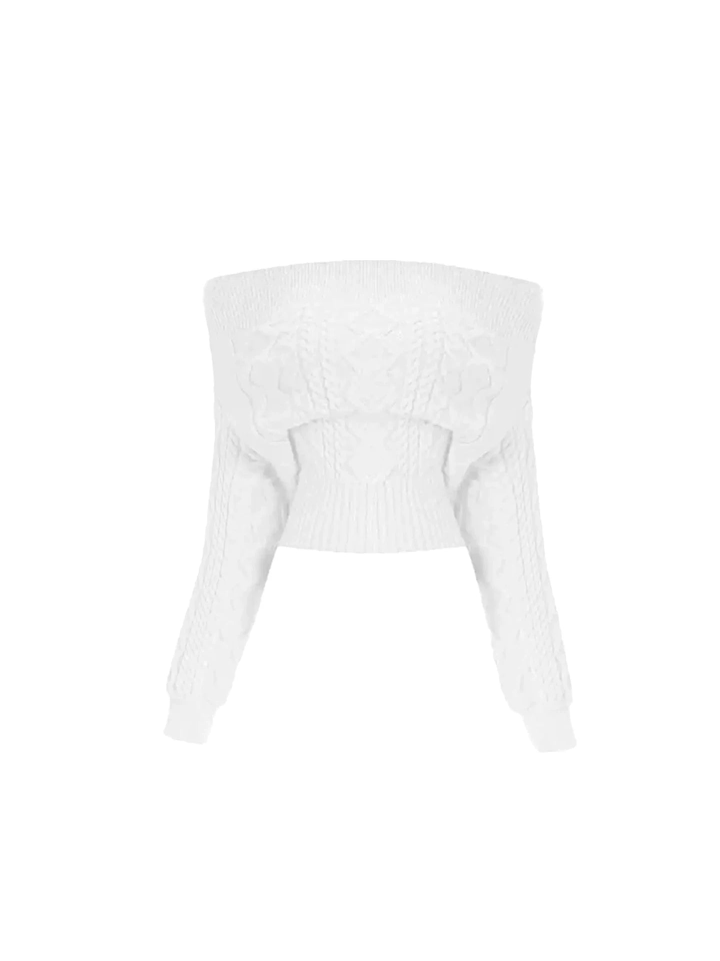 Ethereal Off-Shoulder Sweater Fur Trim Mini Skirt Chic Knit Top 2-Piece Fuzzy Bodycon Short Dress AP5612