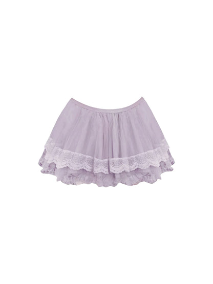 Sheen A-Line Fitted Top & Ruffled Mini Skirt Chic Lace Two-Piece Halter Short Dress AP5613