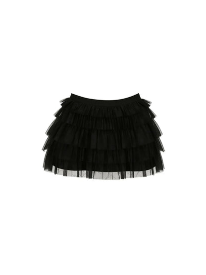 Flattering Crisscross Front Top 2-Piece Tiered A-Line Mini Skirt Sexy Black Lace Spaghetti Strap Ruffle Tulle Short Dress AP5796