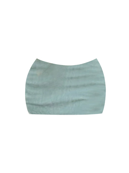 Dopamine Style Stripe Cable Knit Sweater Bodycon Mini Skirt Fashion Pastel Gradient & Light Blue Jewel Neck Two-Piece Set Short Dress AP5884
