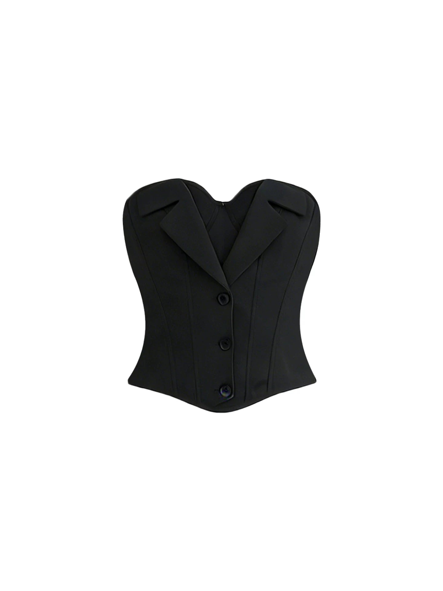 Pretty Strapless Two-Piece Set A-Line Mini Skirt Versatile Black Bustier Top Grey Tiered Ruffle Short Dress AP5966
